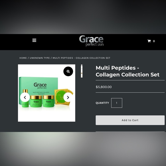 Grace Skincare Multi peptides Collagen Set - sealed box - Picture 2 of 12
